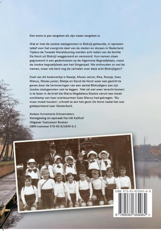 Van Blokzijl naar Sobibor achterkant