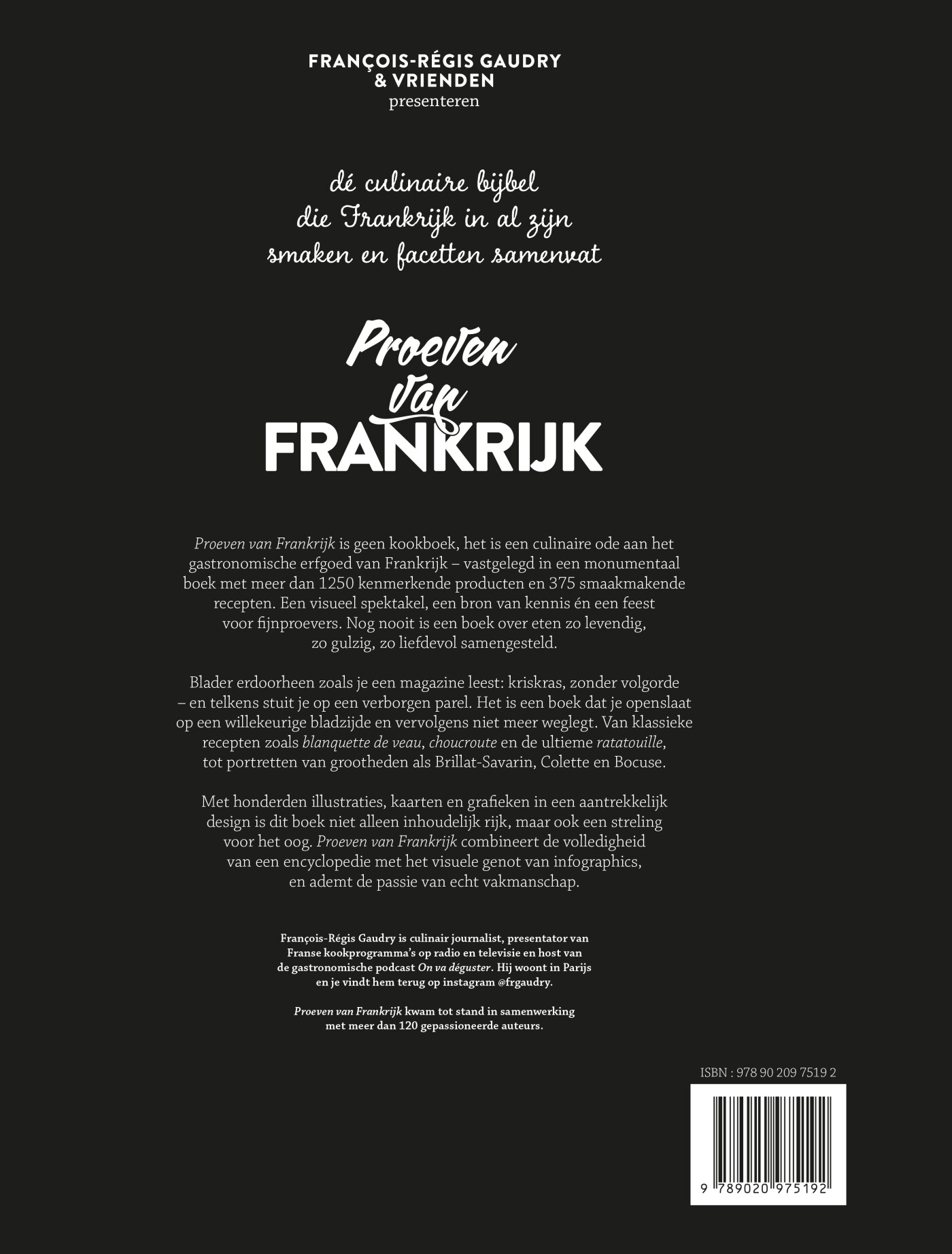 Proeven van Frankrijk achterkant