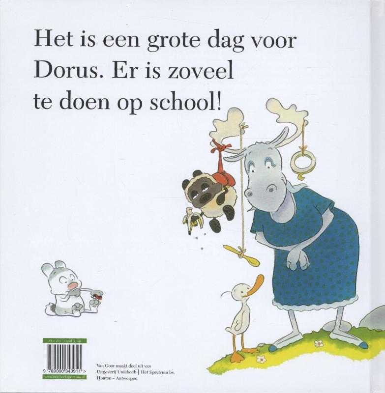 Hoera naar school! / Dorus achterkant