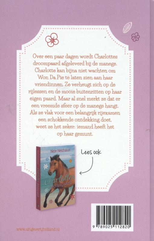 Gevaar op de manege / Charlottes droompaard / 2 achterkant