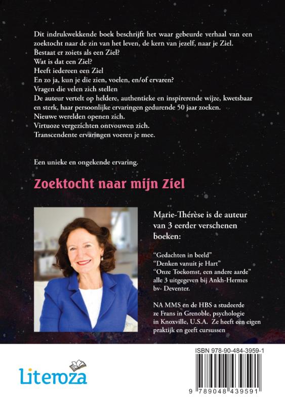 Zoektocht naar mijn Ziel achterkant