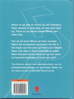 Minou eet sommen / Minou achterkant