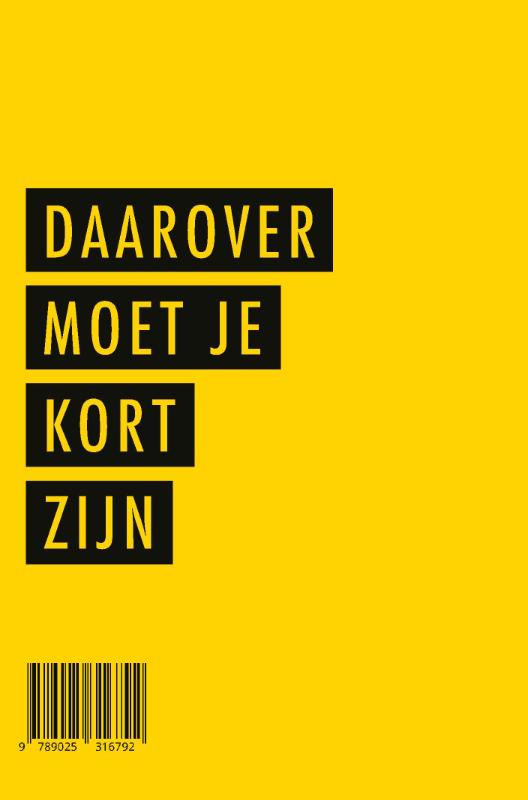 Waarover je niet zwijgen kan achterkant