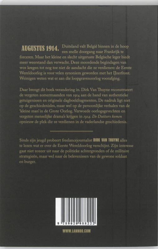 1914. De Duitsers komen achterkant