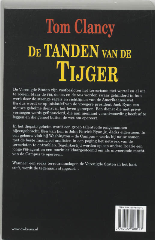 Tanden Van De Tijger achterkant