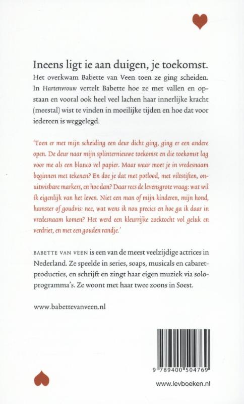 Hartenvrouw achterkant