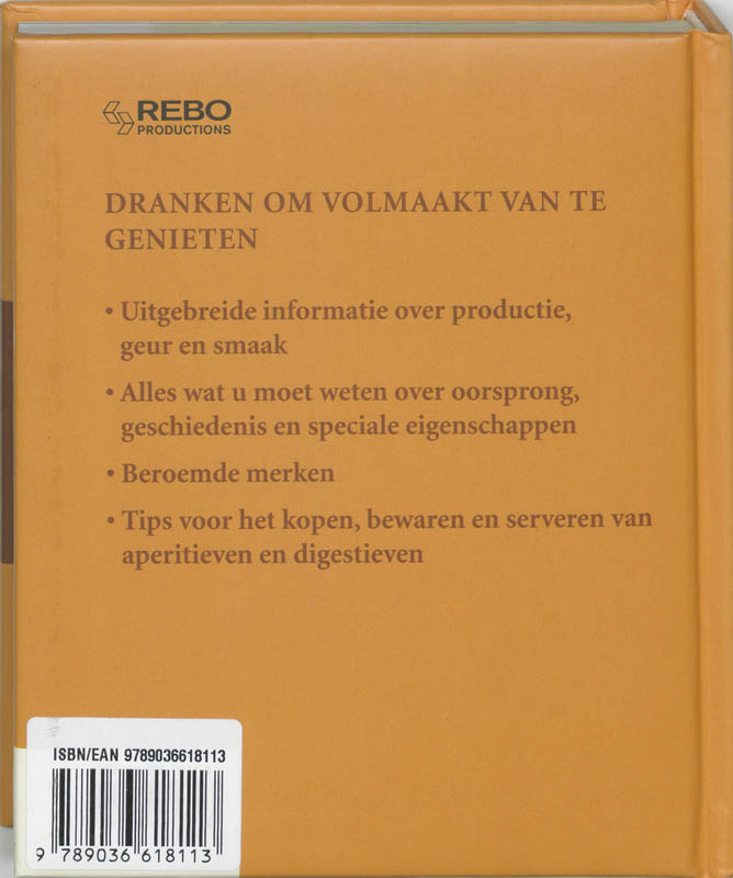 Dumonts Kleine Lexicon Van Aperitieven & Digestieven achterkant