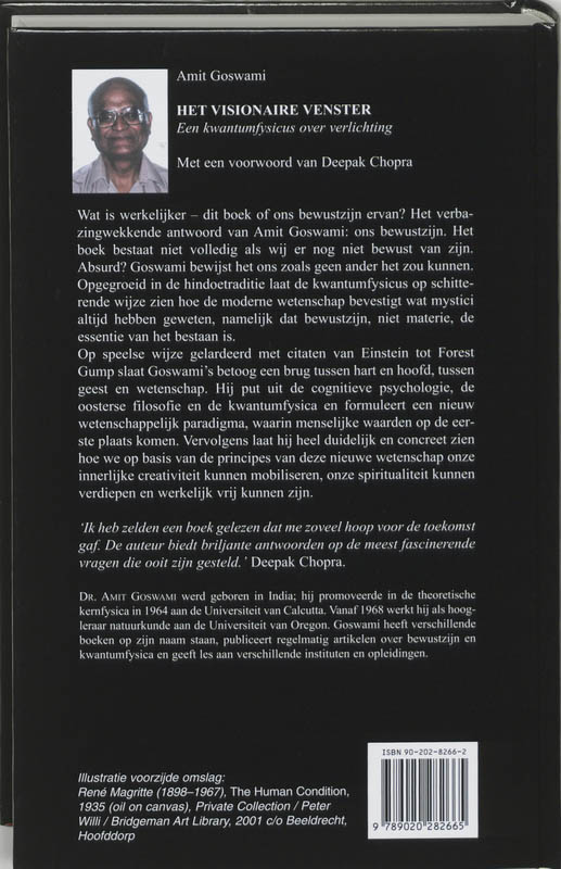Het visionaire venster achterkant