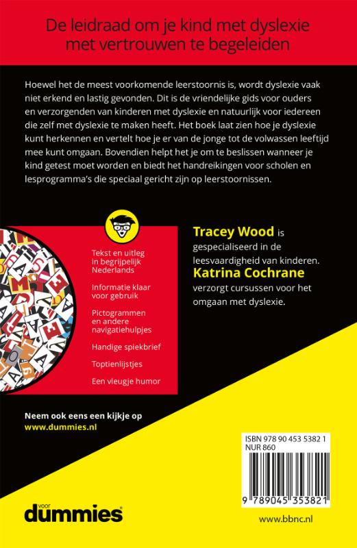 Dyslexie voor dummies achterkant