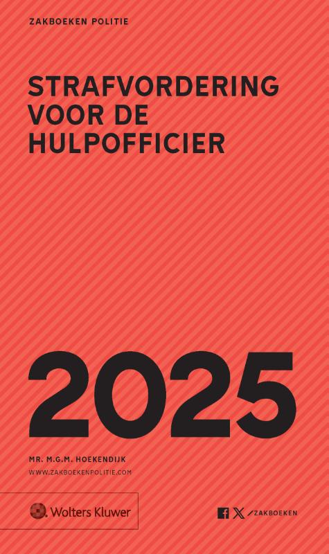 Zakboek Strafvordering voor de Hulpofficier 2025