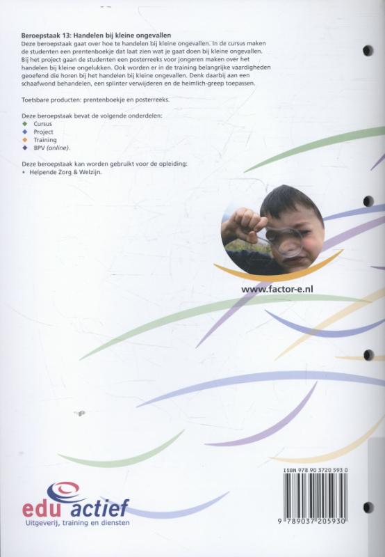 Factor-E Handelen bij kleine ongevallen achterkant