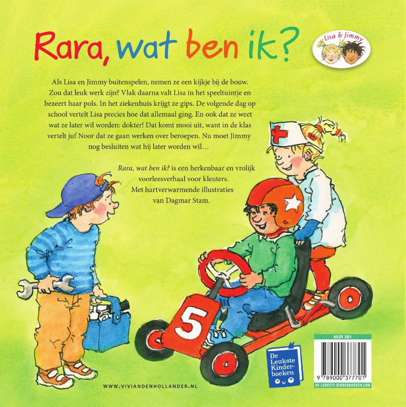 Rara, wat ben ik? / Lisa en Jimmy achterkant