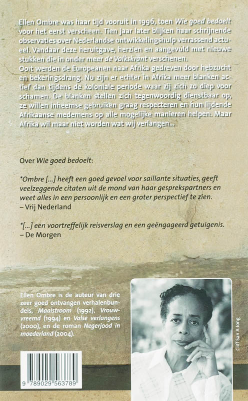 Wie goed bedoelt Wie goed bedoelt achterkant