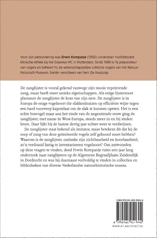 De zanglijster / De Vogelserie / 27 achterkant