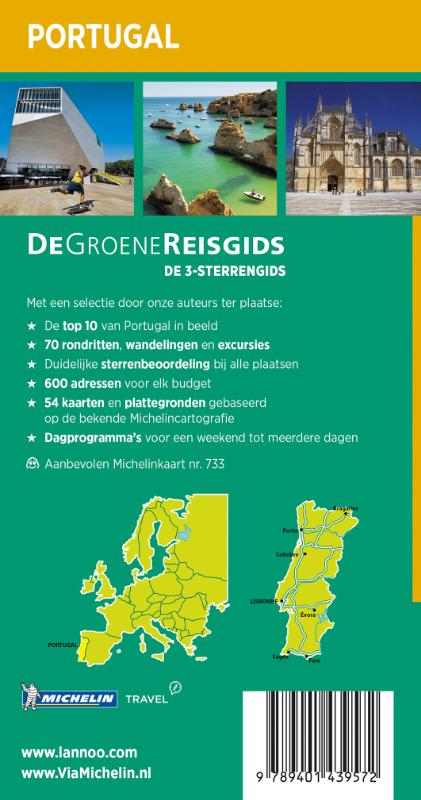 Portugal / De Groene Reisgids achterkant