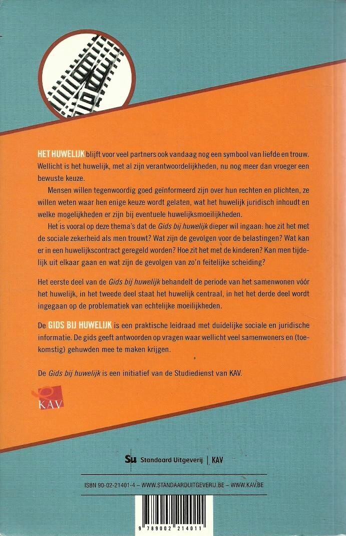 Gids bij huwelijk achterkant