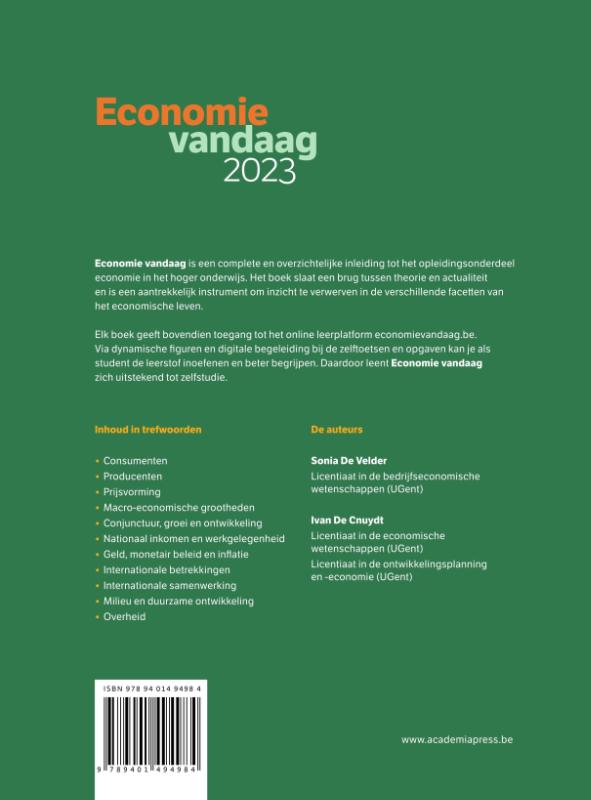 Economie vandaag 2023 achterkant