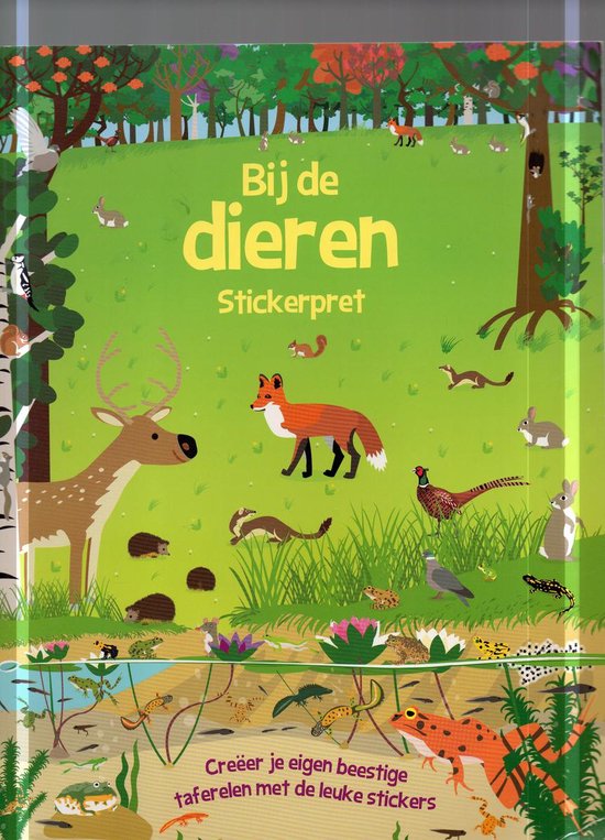 Stickerpret - bij de dieren