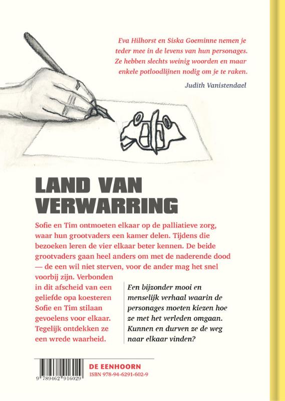 Land van verwarring achterkant
