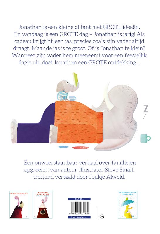 Kleine Jonathans grote dag achterkant