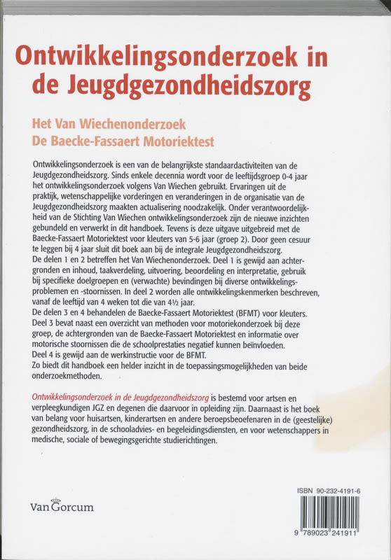 Ontwikkelingsonderzoek in de jeugdgezondheidszorg achterkant