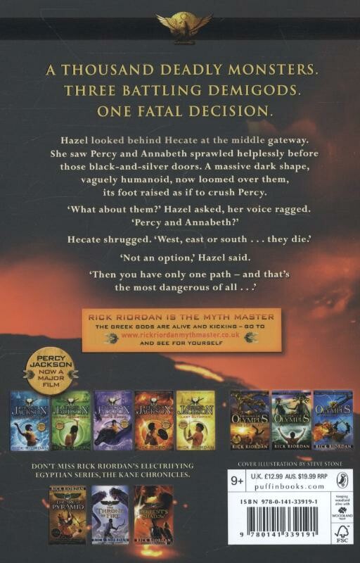 The House of Hades / Heroes of Olympus / 4 achterkant