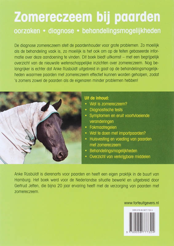 Zomereczeem Bij Paarden achterkant