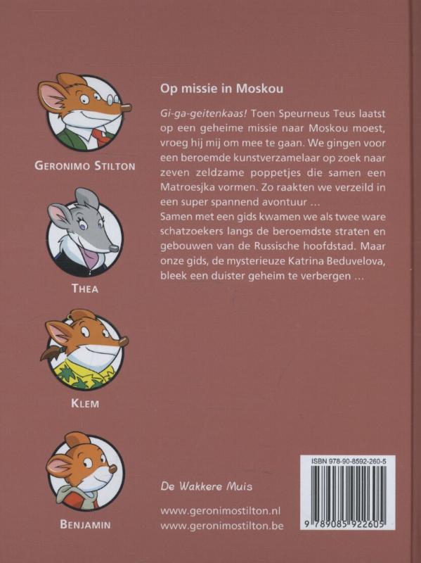 Op missie in Moskou / Geronimo Stilton / 67 achterkant