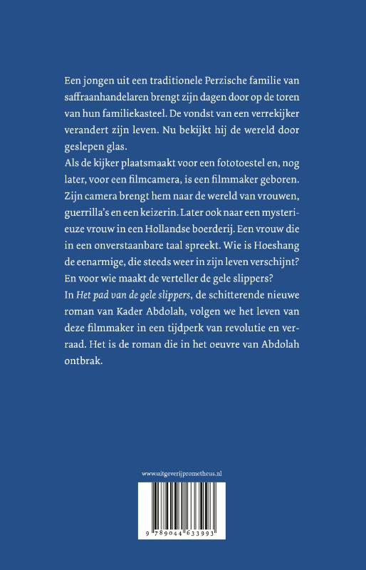 Het pad van de gele slippers Het pad van de gele slippers achterkant