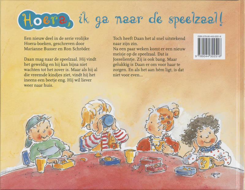 Hoera, ik ga naar de speelzaal! / Hoera achterkant