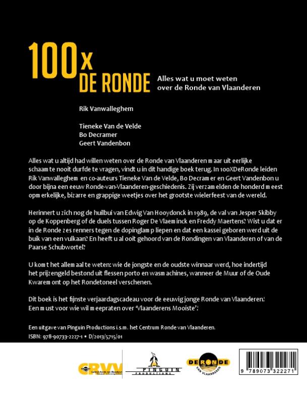 100 X de ronde achterkant