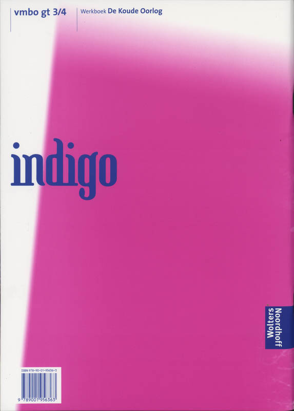 Werkboek 3/4 Vmbo gt Indigo achterkant