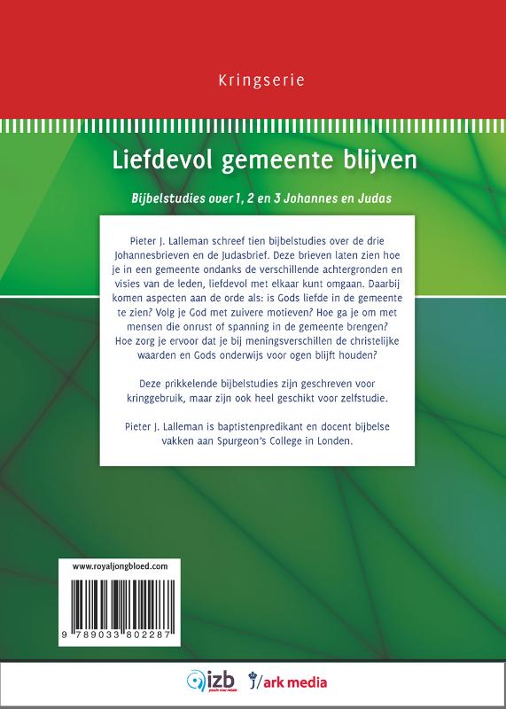 Liefdevol gemeente blijven / Kringserie achterkant