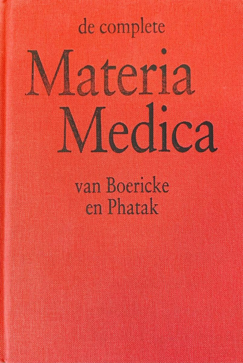 de complete Materia Medica van Boericke en Phatak