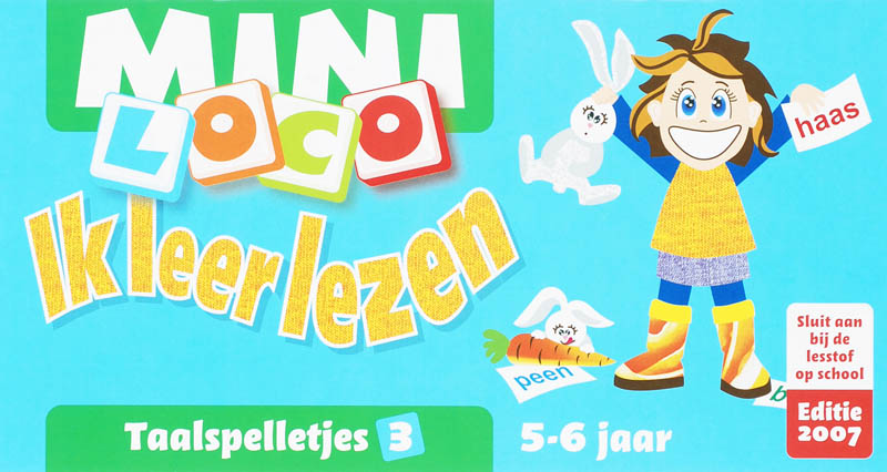 Mini Loco 3 Ik leer lezen Taalspelletjes