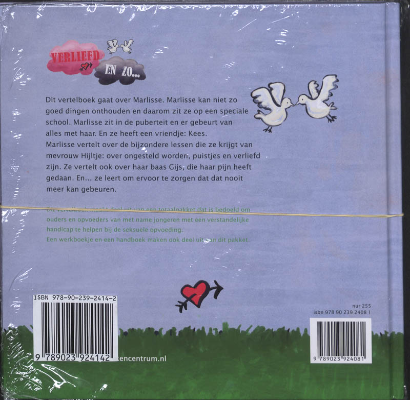 Verliefd En Zo, Pakket achterkant