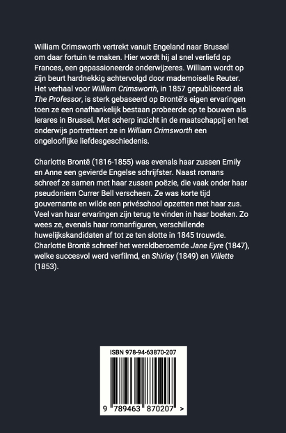 William Crimsworth / KCP Classics achterkant