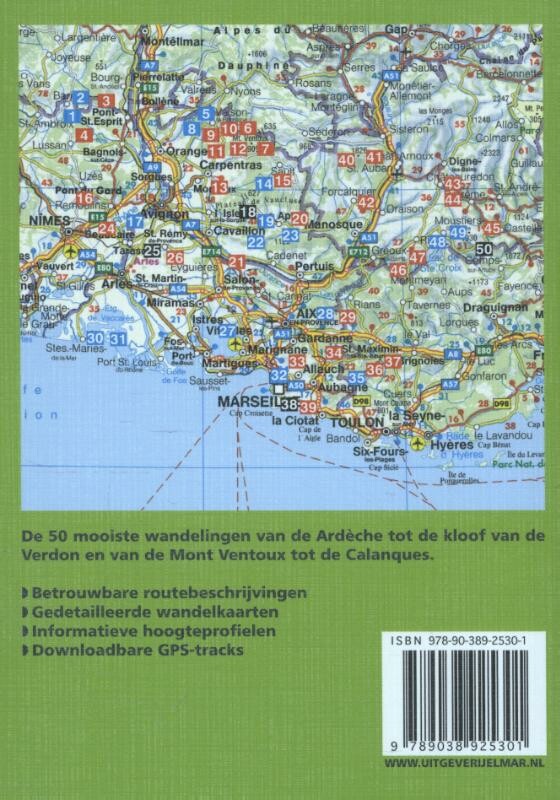 Provence / Rother Wandelgidsen achterkant