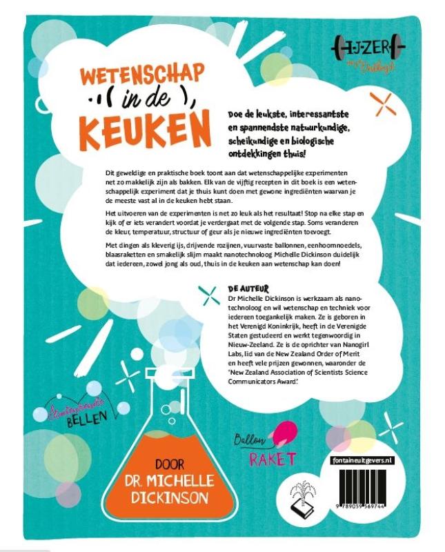 Wetenschap in de keuken achterkant