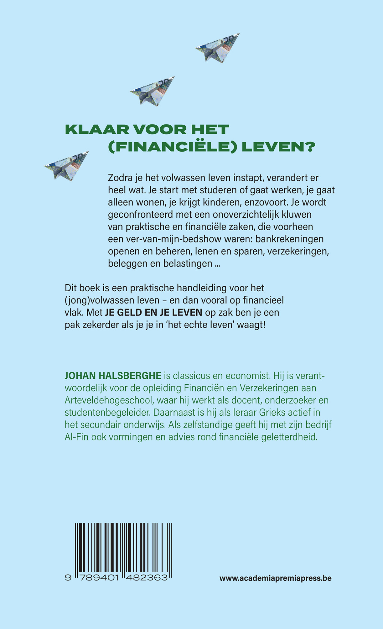Je geld en je leven achterkant