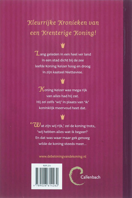 De beloning van de koning De beloning van de koning achterkant