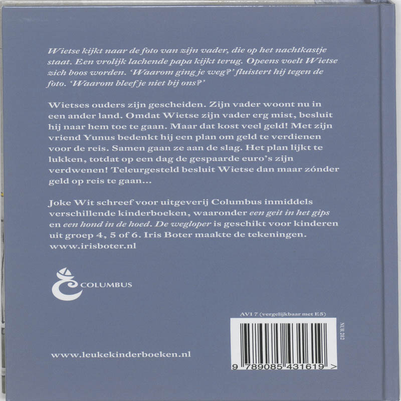 De Wegloper De Wegloper achterkant