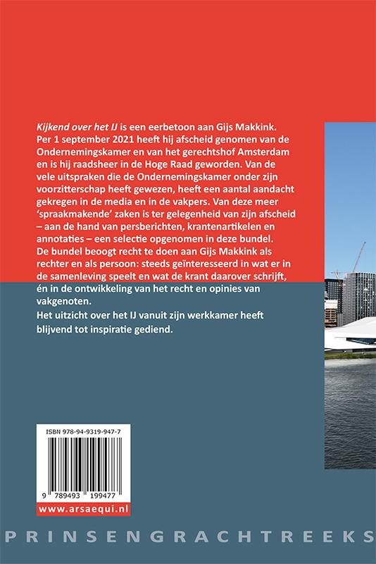 Kijkend over het IJ / Prinsengrachtreeks achterkant