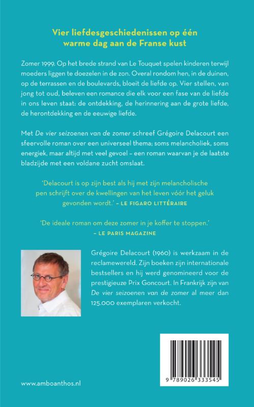 De vier seizoenen van de zomer achterkant