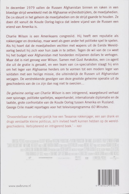 De Geheime Oorlog Van Charlie Wilson achterkant