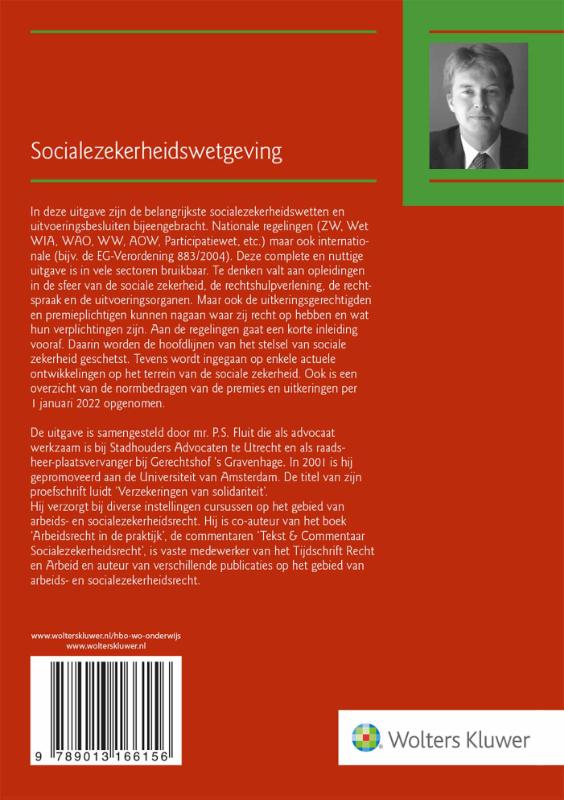 Socialezekerheidswetgeving 2022 achterkant