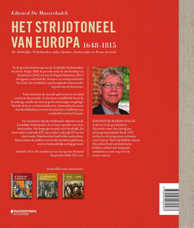 Het strijdtoneel van Europa 1648-1815 achterkant