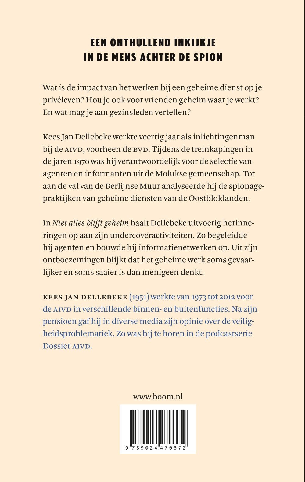 Niet alles blijft geheim achterkant