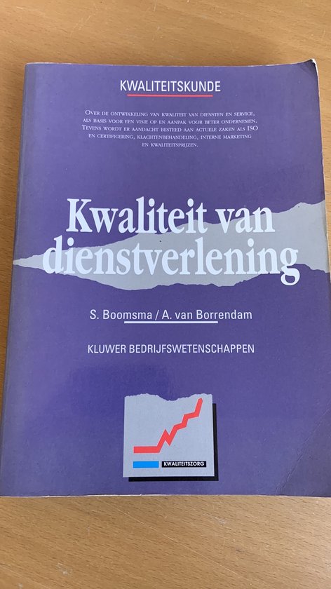 Kwaliteit van dienstverlening / Kwaliteitskunde