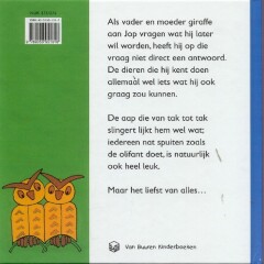 Als ik groot ben ... / Van Buuren kinderboeken achterkant